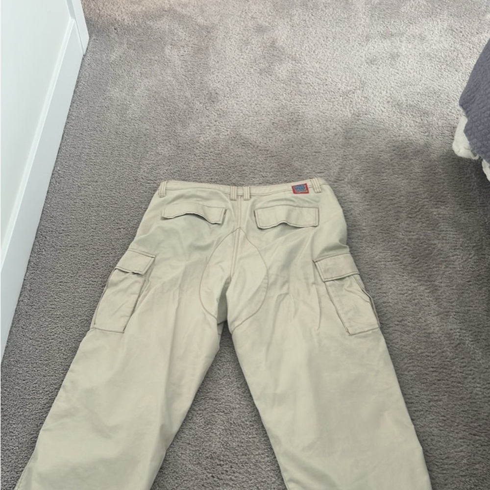 Empyre Men's Beige Cargo Jeans